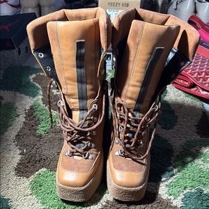 Stella McCartney Tan Heeled Boots